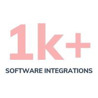 over 1000 software integrations