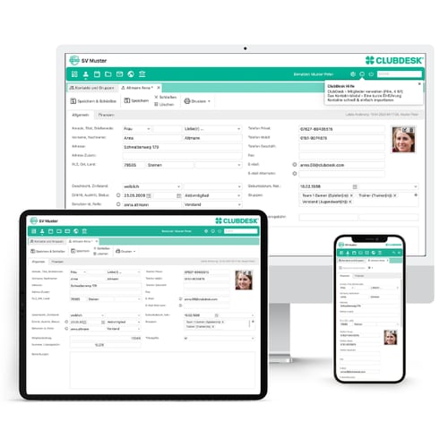 ClubDesk Mockup 2026