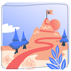 Illustration Vision Mission Success Story Header Illustration Vision Mission Success Story Header