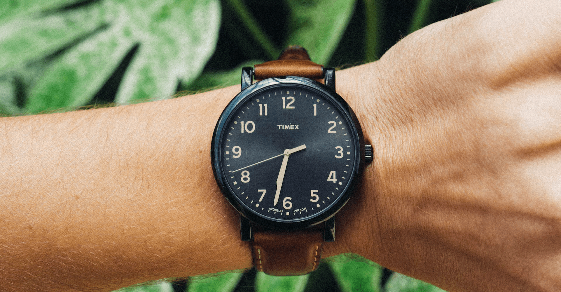 Arm mit Uhr